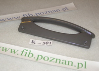 KLAMKA DRZWI-SZARA INOX